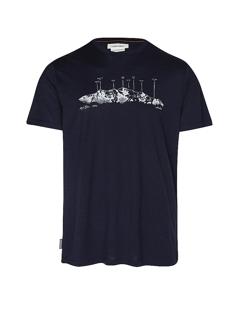 Icebreaker ICEBREAKER Herren Funktionsshirt Massif Trail 150 Tech dunkelblau | S, dunkelblau