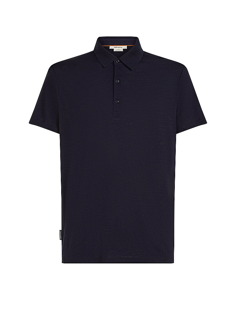 Icebreaker ICEBREAKER Herren Funktionspolo Merino 150 Tech Lite3 dunkelblau | M, dunkelblau