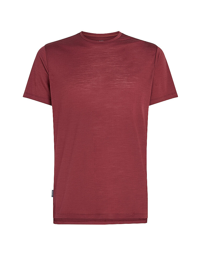 Icebreaker ICEBREAKER Herren Unterziehshirt Sphere III 125 Cool-Lite dunkelrot | S, dunkelrot