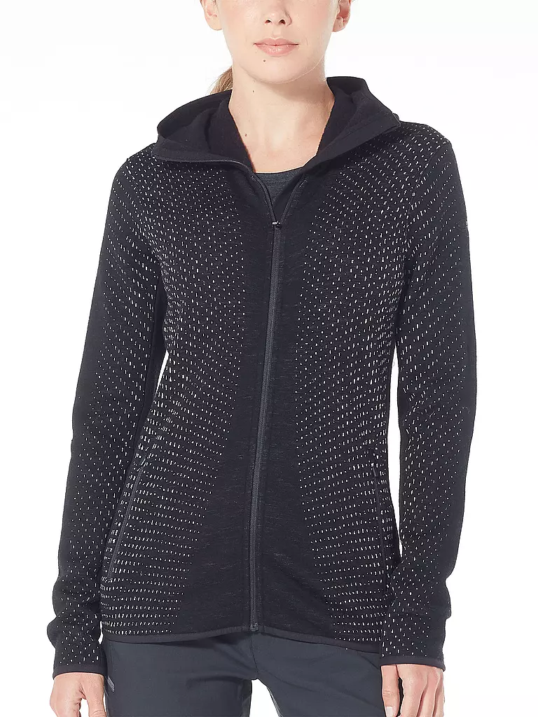ICEBREAKER | Damen Fleecejacke Elemental Crystal Hoody | 