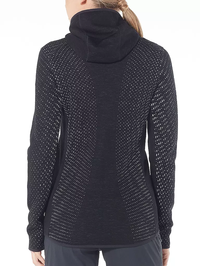 ICEBREAKER | Damen Fleecejacke Elemental Crystal Hoody | 
