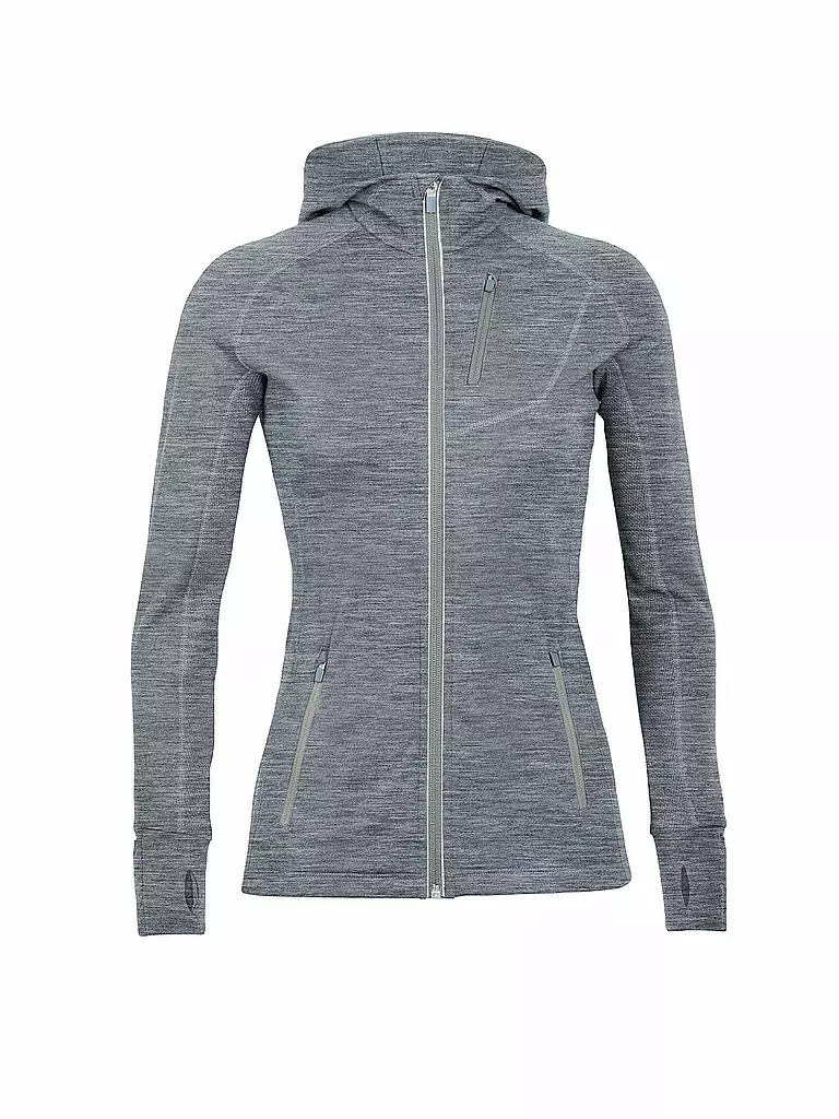 ICEBREAKER | Damen Fleecejacke Quantum Long Sleeve Zip Hoodie | 