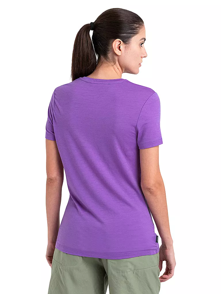 ICEBREAKER | Damen Funktionsshirt Merino 150 Tech Lite III Camp | lila