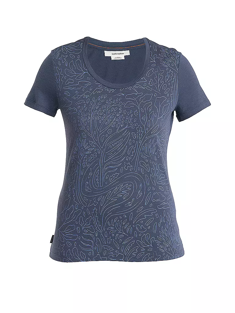 ICEBREAKER | Damen Funktionsshirt Merino 150 Tech Lite III Woods | dunkelblau