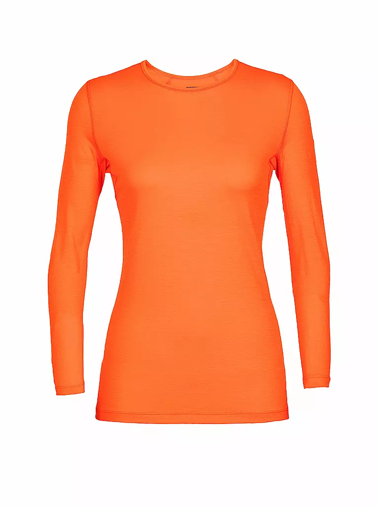 ICEBREAKER | Damen Funktionsshirt Merino 200 Oasis LS | orange