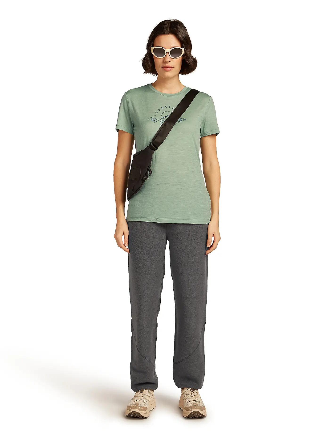 ICEBREAKER | Damen Funktionsshirt Sundrise 150 Tech | hellgrün