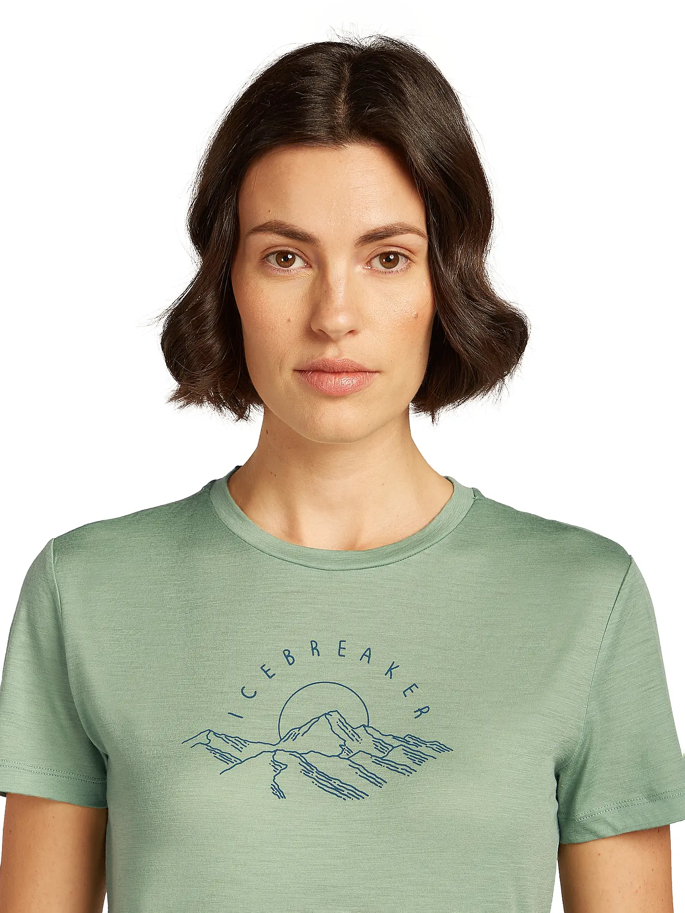 ICEBREAKER | Damen Funktionsshirt Sundrise 150 Tech | hellgrün