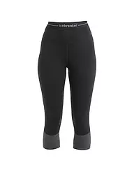ICEBREAKER | Damen Tight 200 ZoneKnit™ Merino 3/4 | schwarz