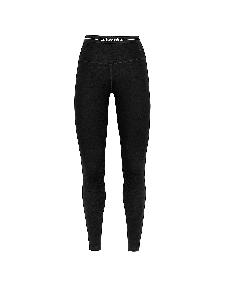 ICEBREAKER | Damen Tight 260 Tech Merino High Rise | schwarz