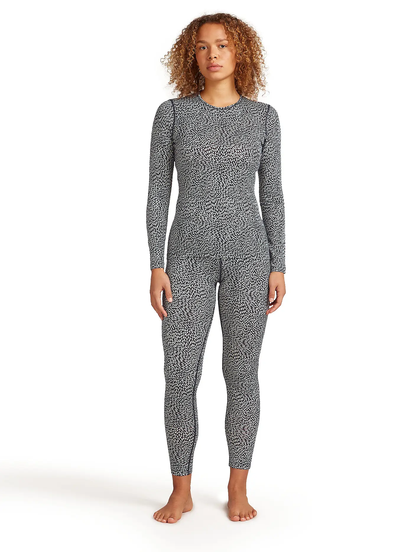 ICEBREAKER | Damen Unterzieh Shirt Oasis 200 Merino | schwarz