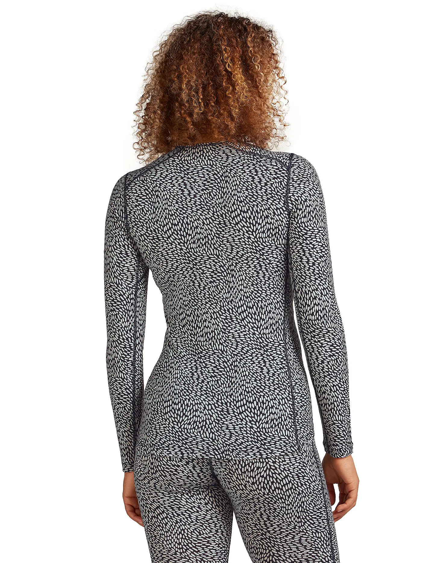 ICEBREAKER | Damen Unterzieh Shirt Oasis 200 Merino | schwarz