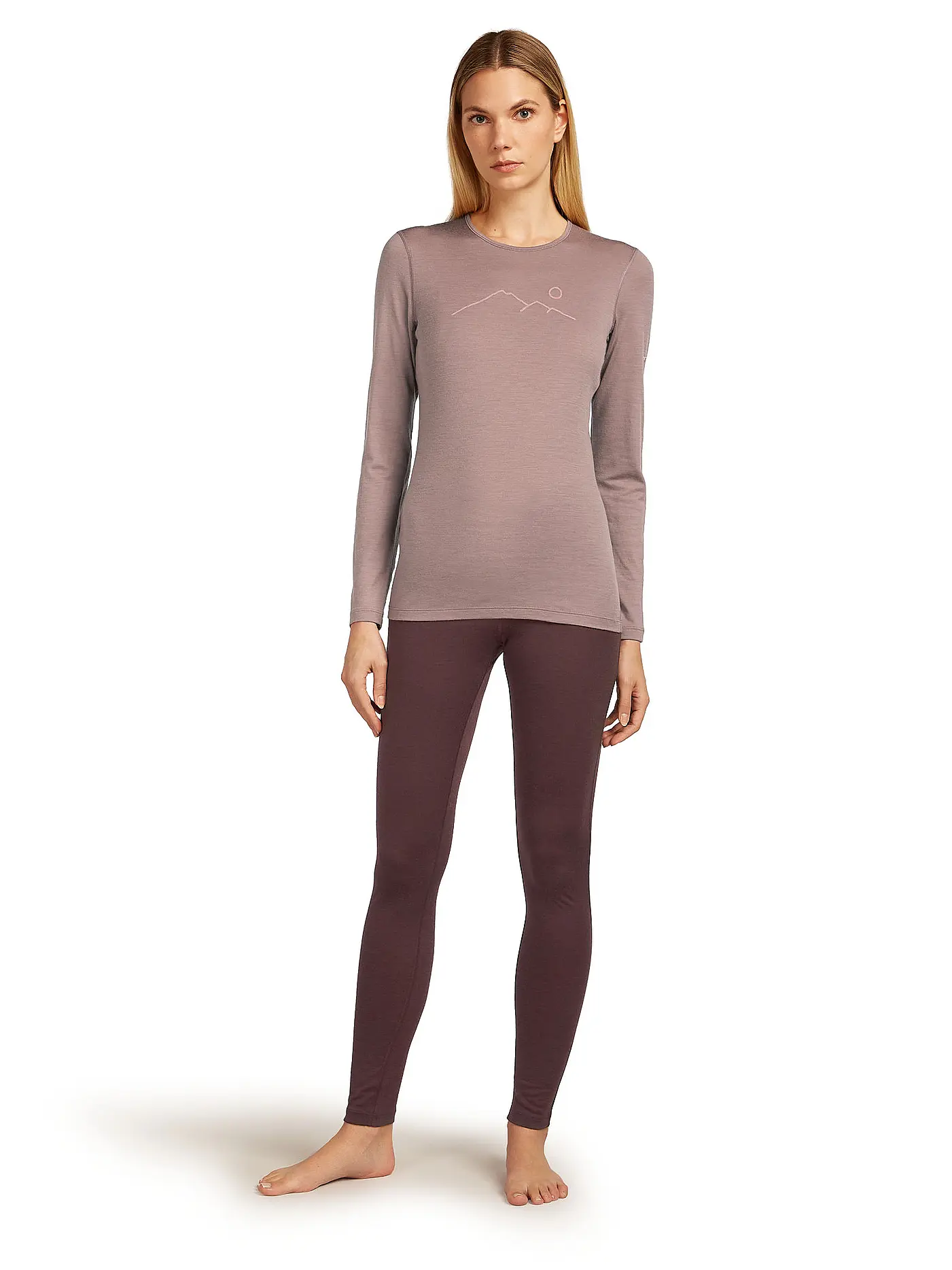 ICEBREAKER | Damen Unterzieh Shirt Oasis 200 | rosa