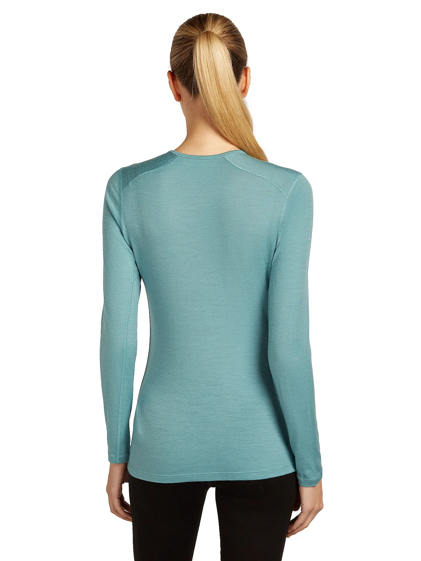 ICEBREAKER | Damen Unterzieh Shirt Oasis 200 | hellblau