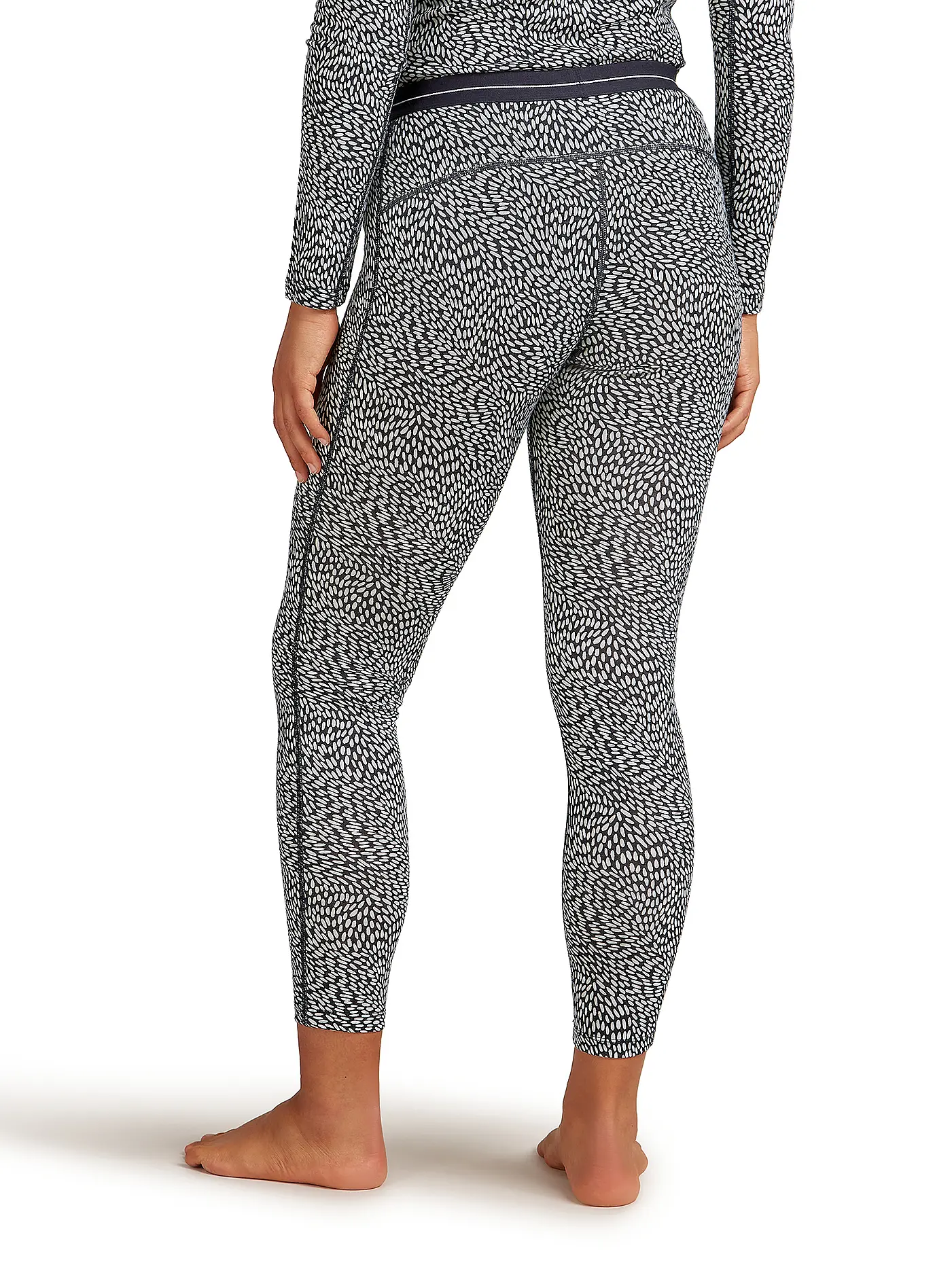 ICEBREAKER | Damen Unterziehhose Oasis 200 Merino Meliert | dunkelblau