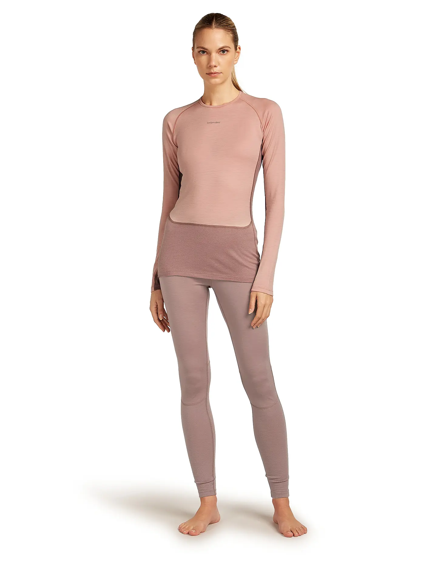 ICEBREAKER | Damen Unterziehshirt 200 ZoneKnit™ Merino | rosa