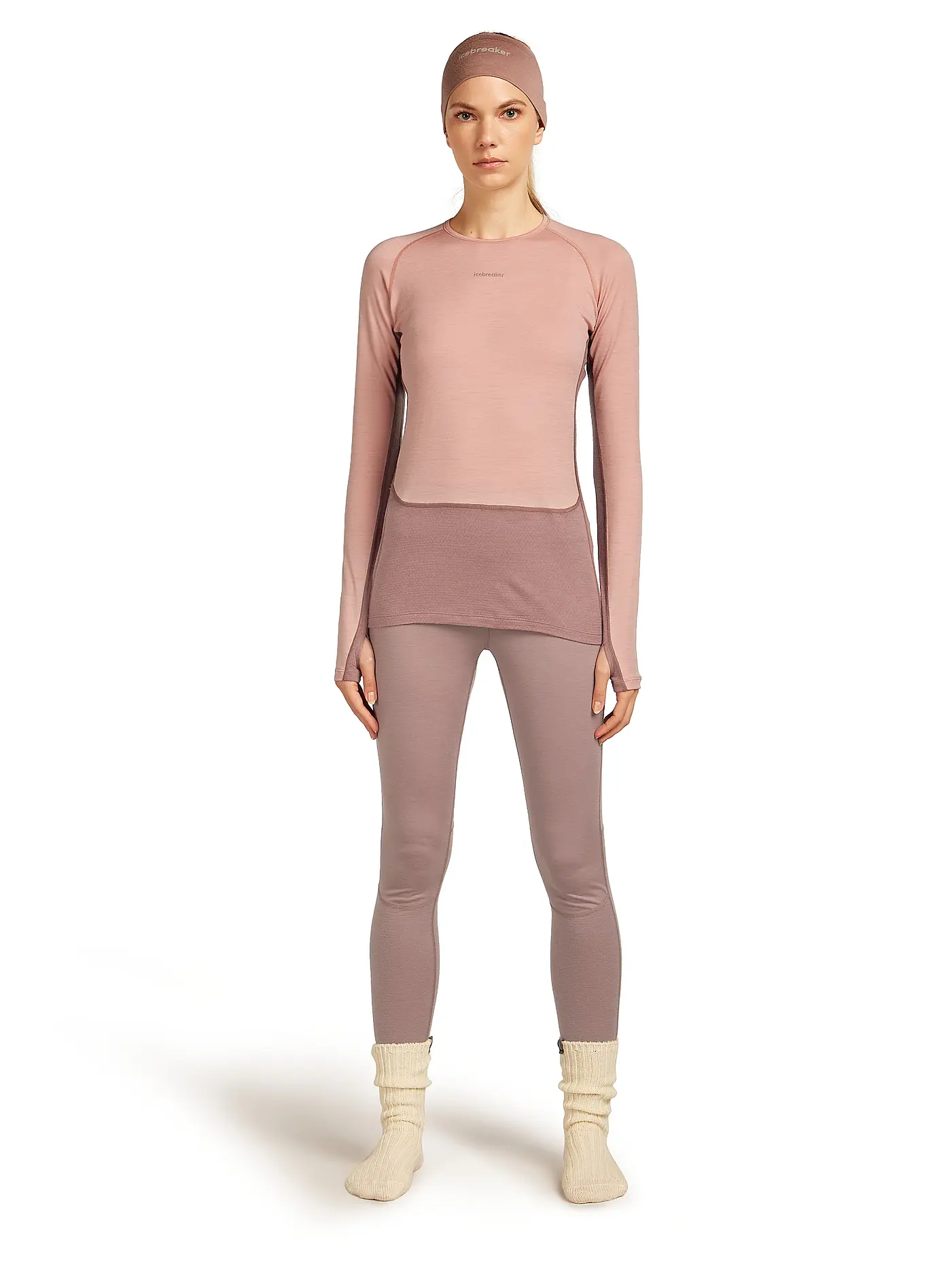 ICEBREAKER | Damen Unterziehshirt 200 ZoneKnit™ Merino | rosa