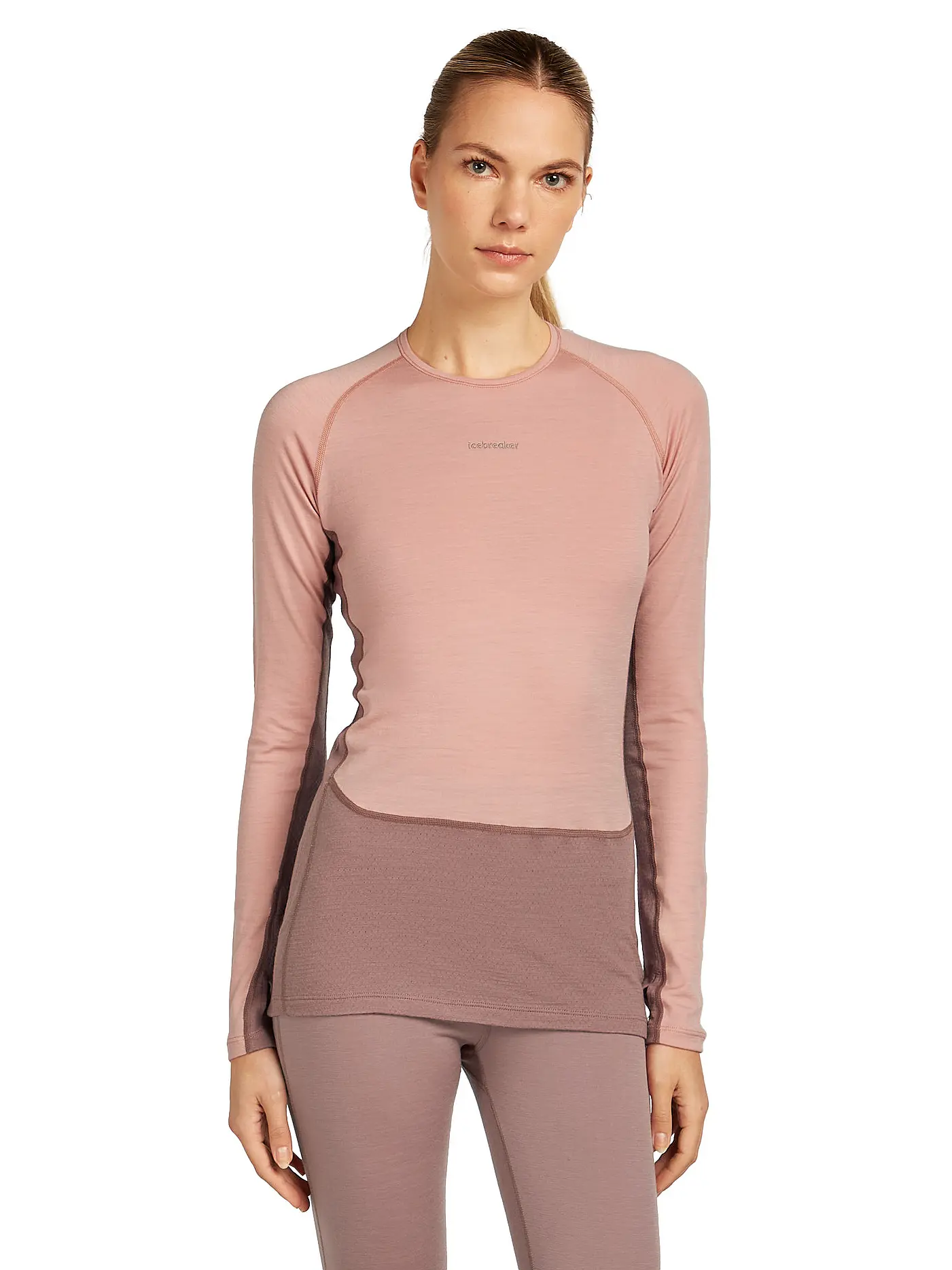 ICEBREAKER | Damen Unterziehshirt 200 ZoneKnit™ Merino | rosa