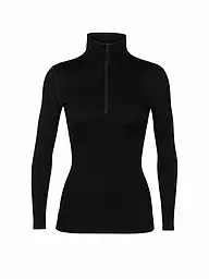 ICEBREAKER | Damen Unterziehshirt 260 Tech Halfzip | schwarz