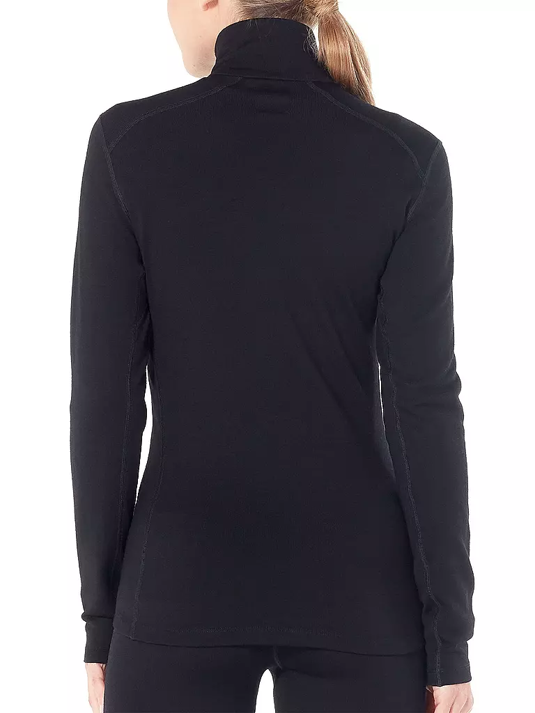 ICEBREAKER | Damen Unterziehshirt 260 Tech Halfzip | schwarz