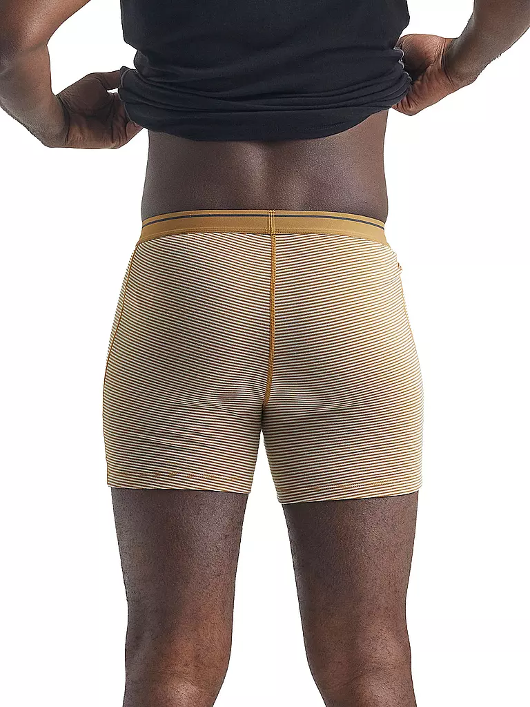 ICEBREAKER | Herren Boxershort Merino Anatomica | gelb