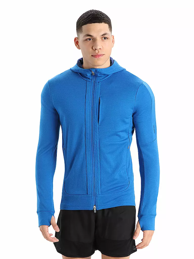 ICEBREAKER | Herren Fleecejacke Quantum II | blau