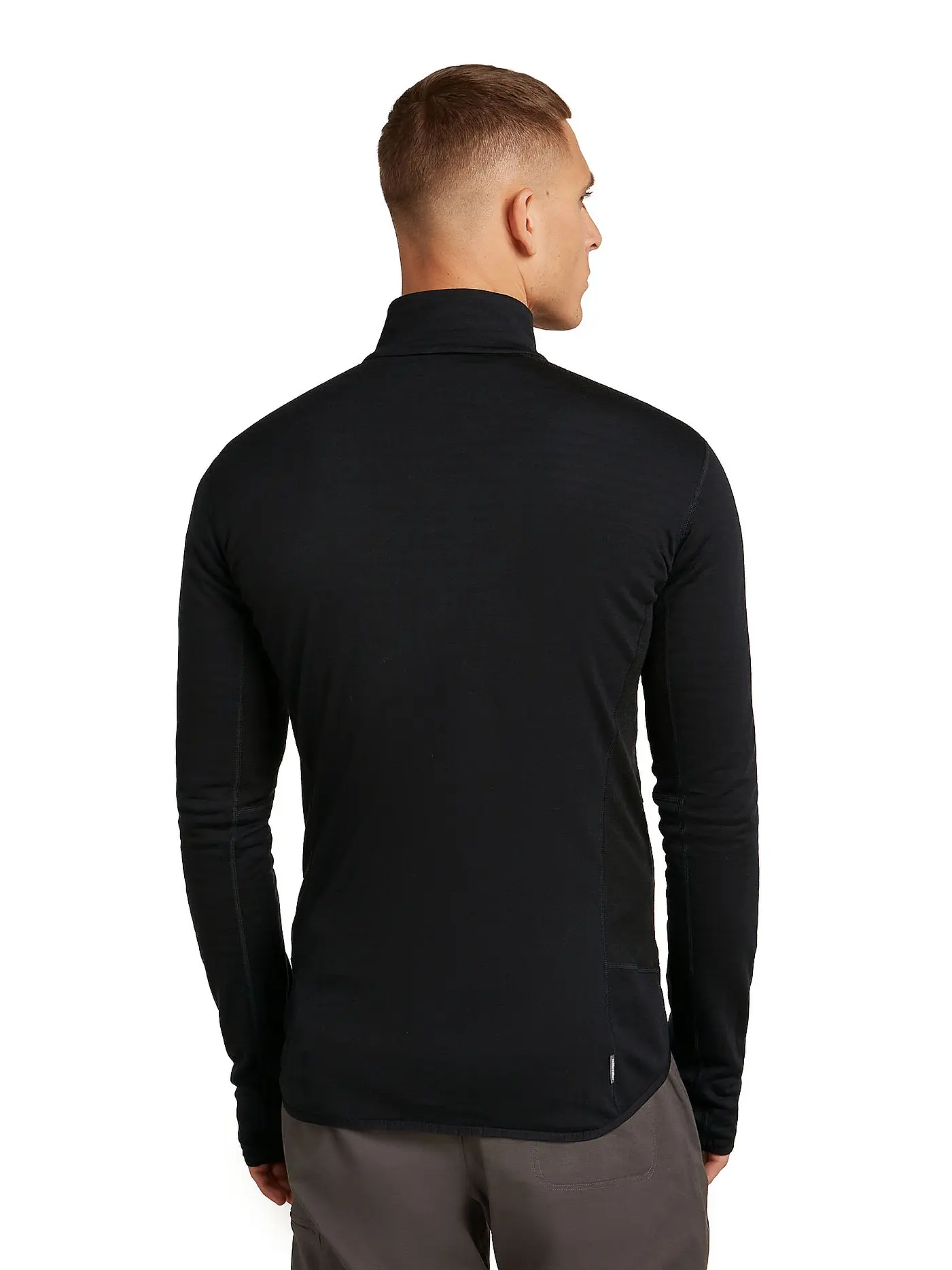 ICEBREAKER | Herren Fleecejacke Real 300 Merino | schwarz