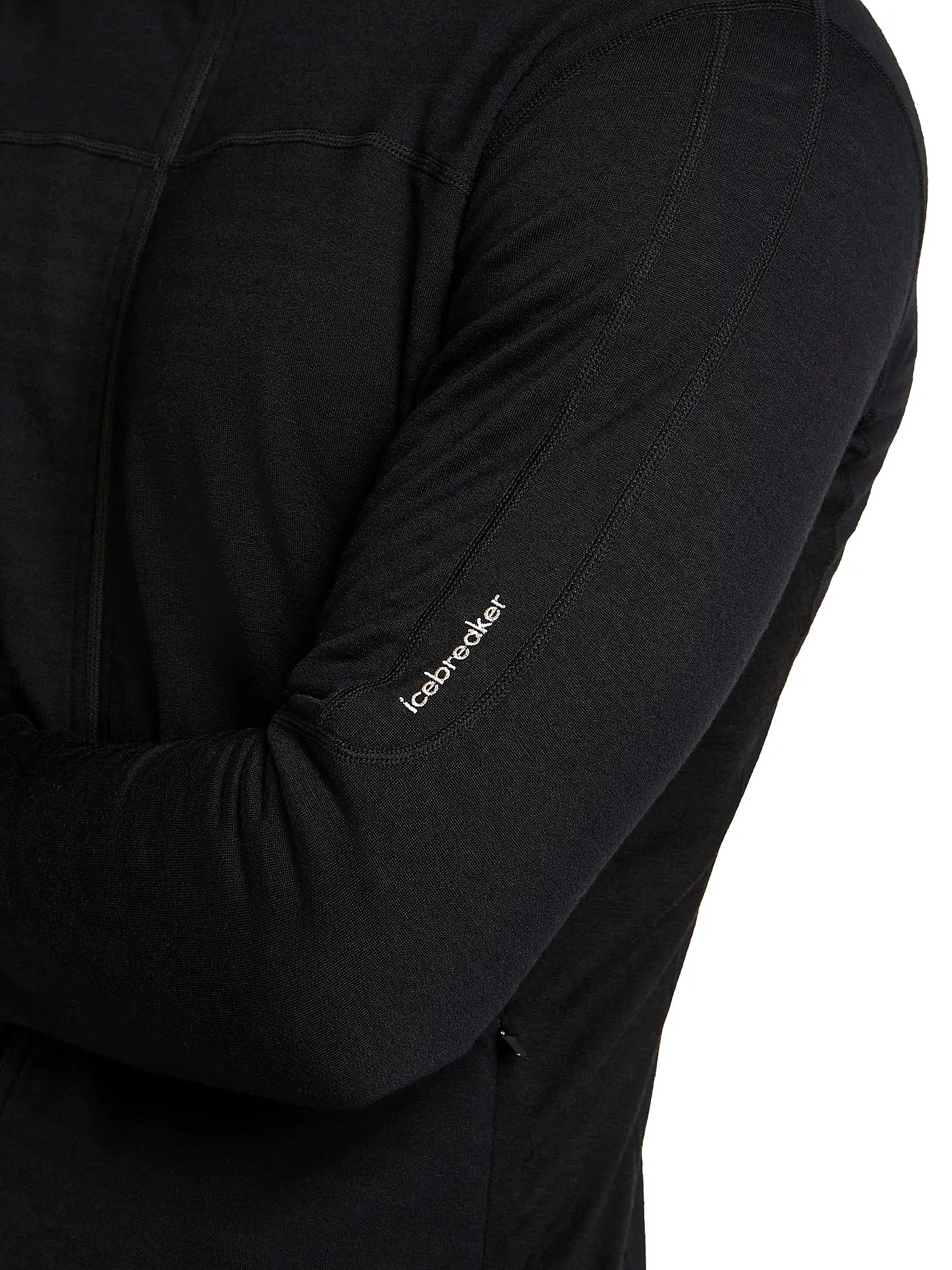 ICEBREAKER | Herren Fleecejacke Real 300 Merino | schwarz