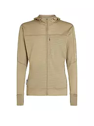 ICEBREAKER | Herren Fleecejacke Real Fleece 300 Merino Hoodie | beige