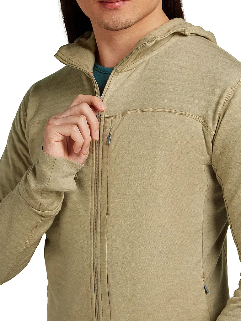 ICEBREAKER | Herren Fleecejacke Real Fleece 300 Merino Hoodie | 