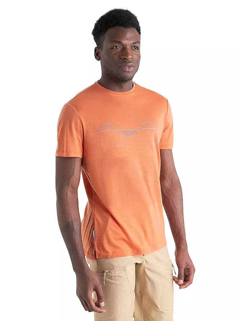 ICEBREAKER | Herren Funktionsshirt 125 Cool-Lite™ Merino | orange