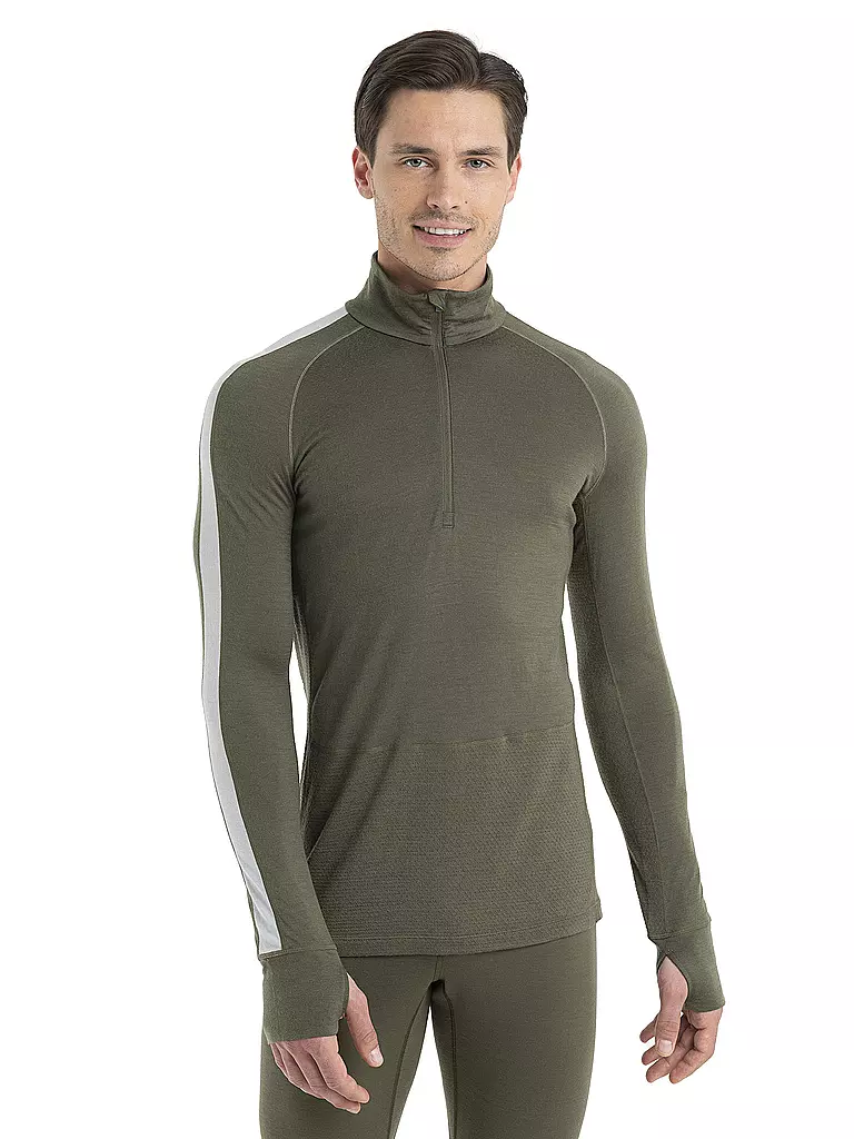 ICEBREAKER | Herren Funktionsshirt 200 ZoneKnit™ Merino | olive