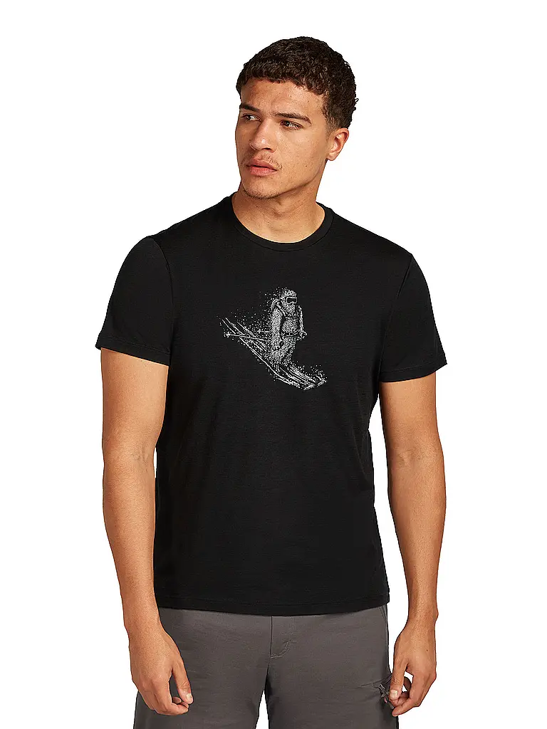 ICEBREAKER | Herren Funktionsshirt Skiing Yeti 150 Merino Druck | 