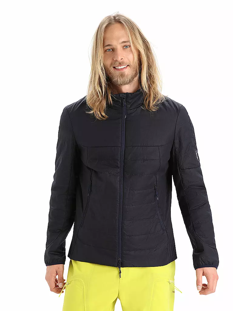 ICEBREAKER | Herren Isojacke MerinoLoft™ | dunkelblau