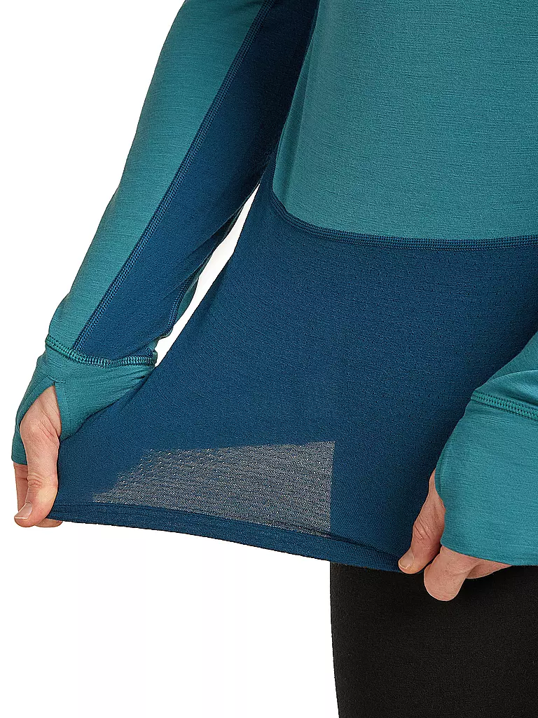 ICEBREAKER | Herren Unterzieh Zipshirt 200 Merino ZoneKnit | 