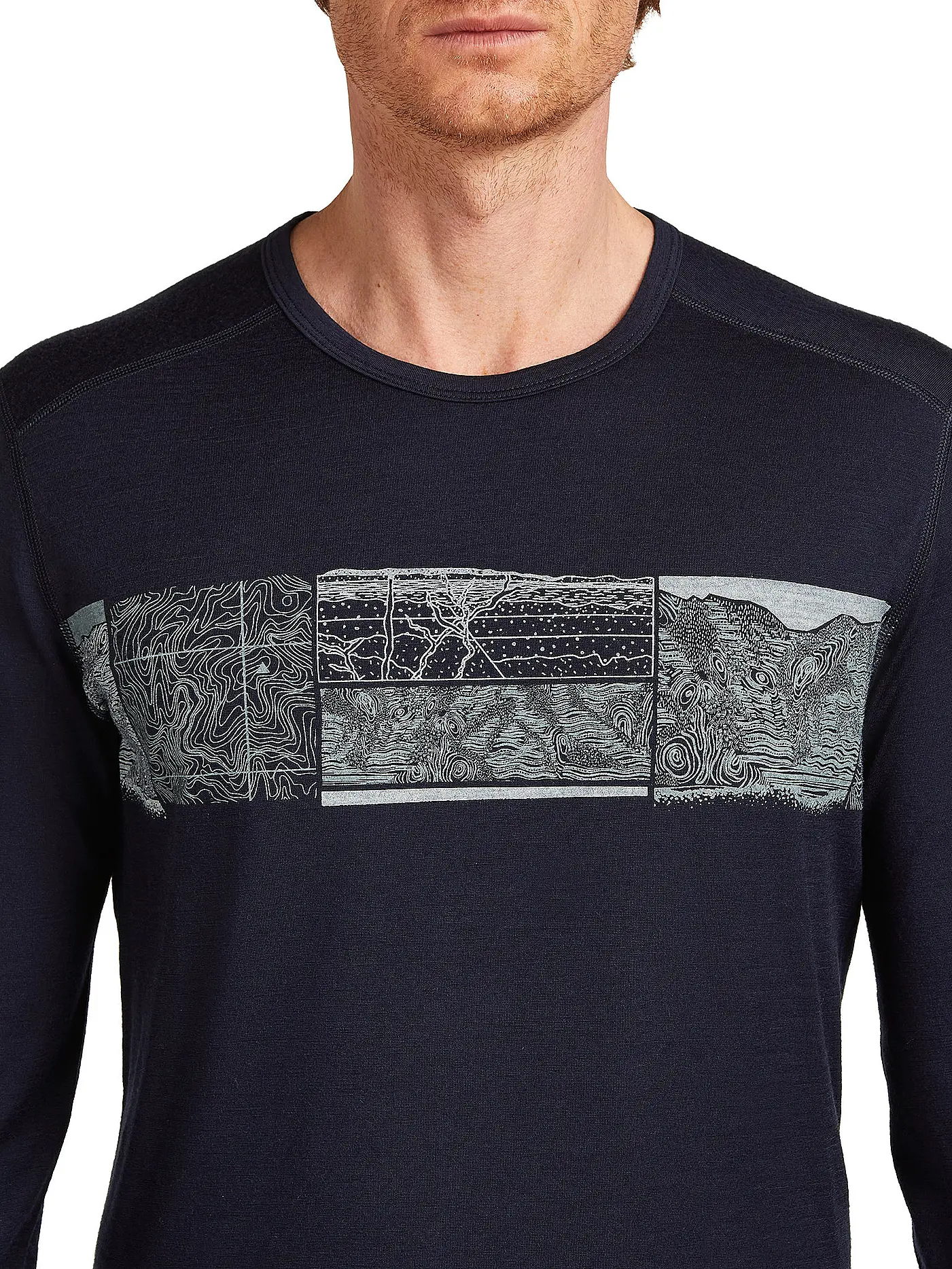 ICEBREAKER | Herren Unterziehshirt Elevation 200 Oasis | dunkelblau