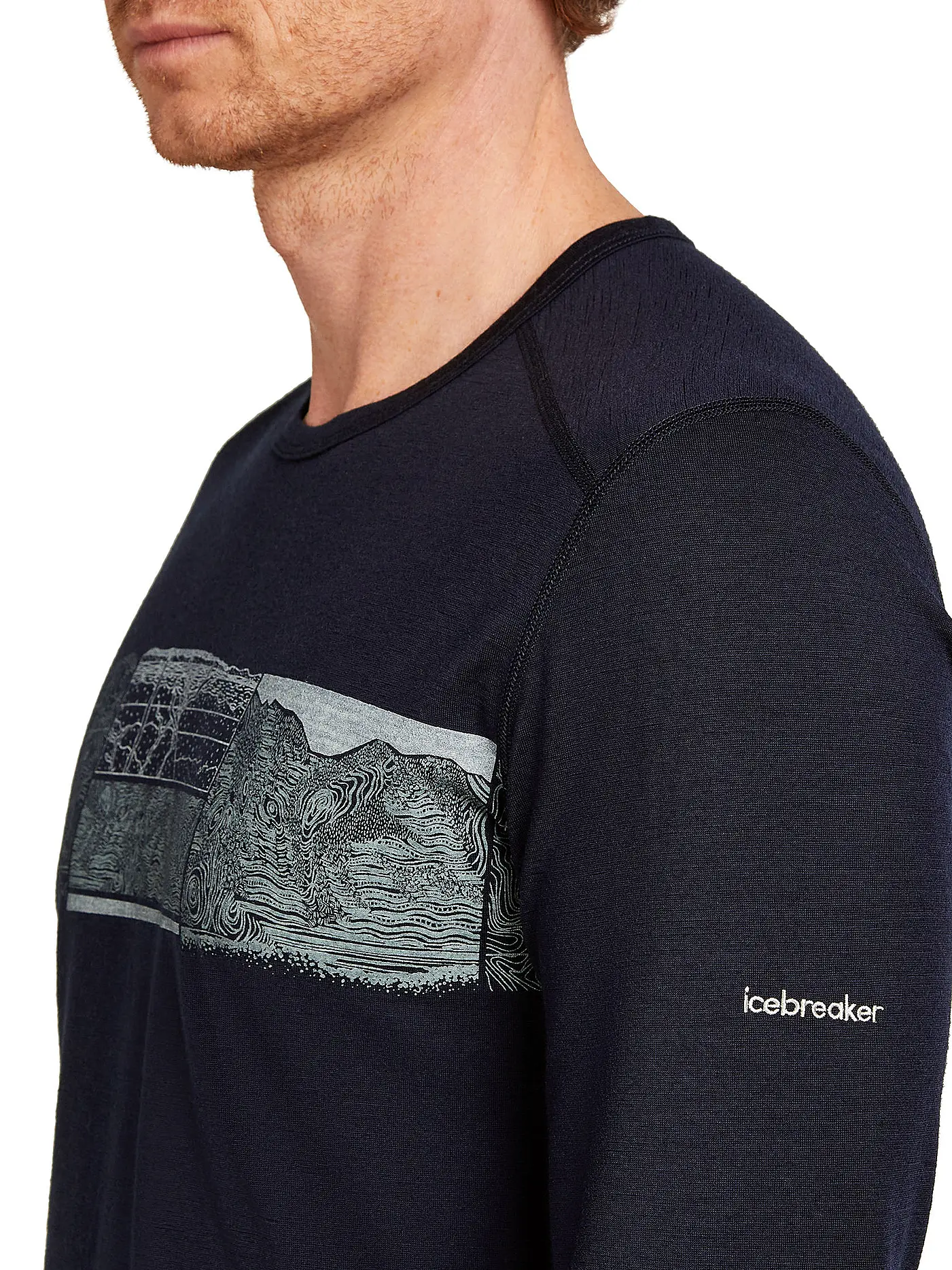 ICEBREAKER | Herren Unterziehshirt Elevation 200 Oasis | dunkelblau