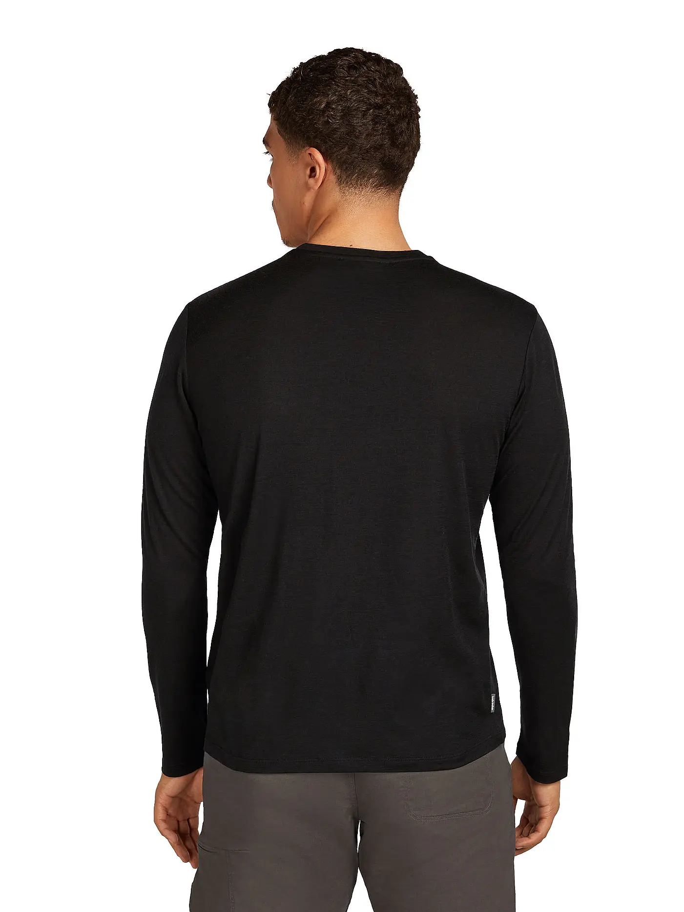 ICEBREAKER | Herren Unterziehshirt Rain Ridge 150 Tech | schwarz