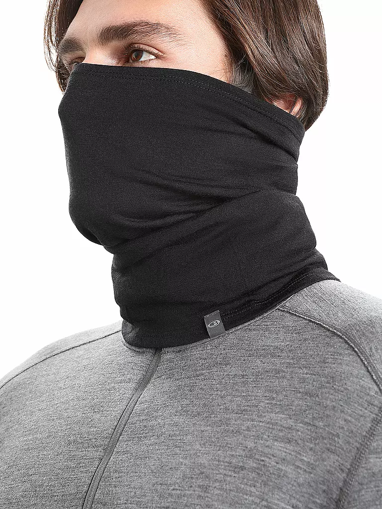 ICEBREAKER | Neckgaiter Merino Flexi Chute | schwarz