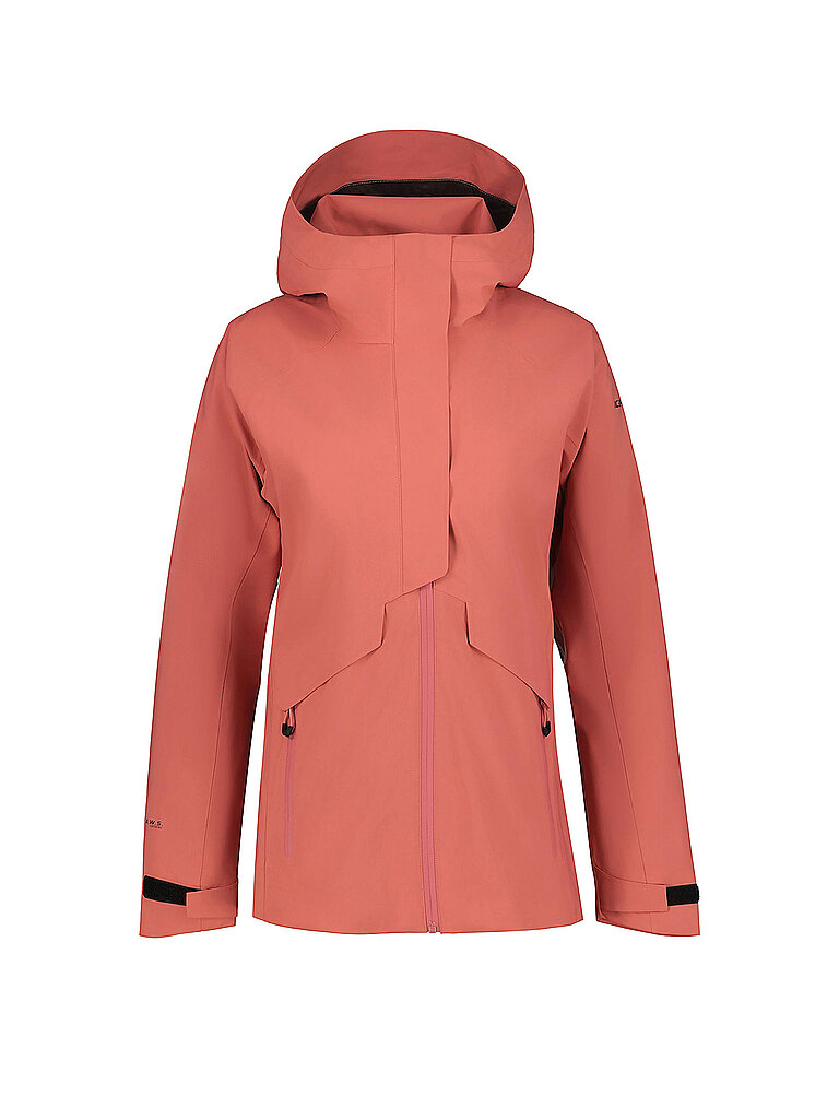 icepeak ICEPEAK Damen Wanderjacke Deblois 3L Hoodie koralle | 38, koralle