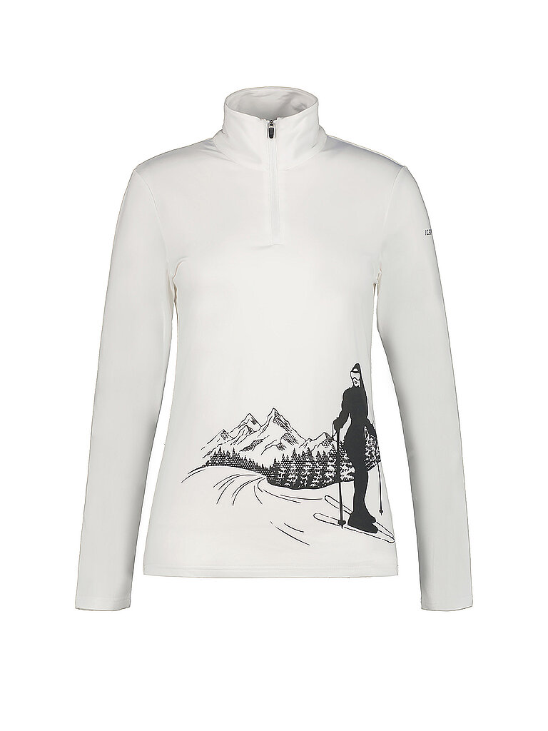 icepeak ICEPEAK Damen Unterzieh Zipshirt Ellenton weiss | L, weiss