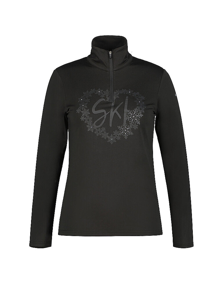 icepeak ICEPEAK Damen Unterzieh Zipshirt Ellenton schwarz | M, schwarz
