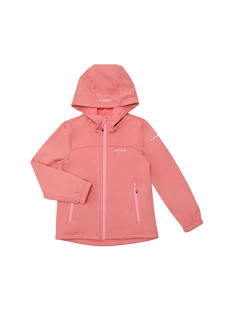 icepeak ICEPEAK Mädchen Softshelljacke Kleve Jr koralle | 128, koralle