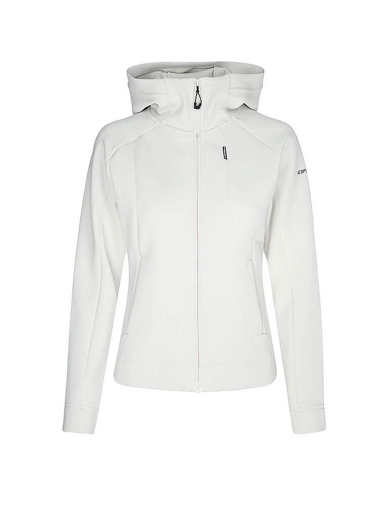 icepeak ICEPEAK Damen Fleecejacke Bunnel Hoodie weiss | XXL, weiss