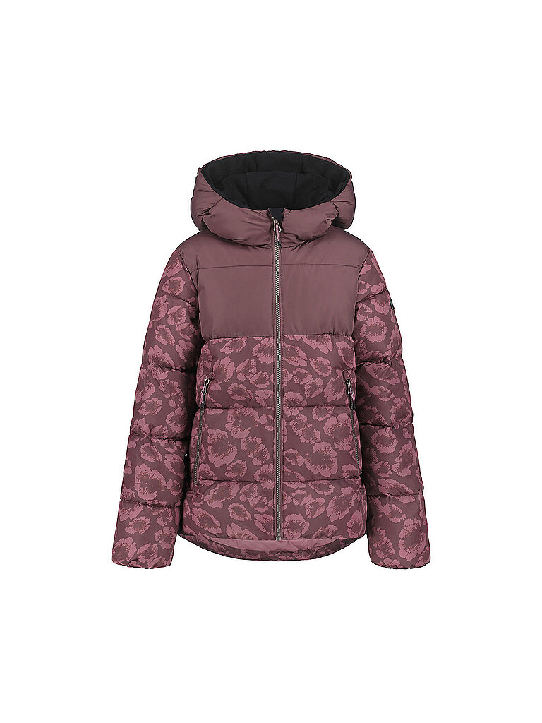 icepeak ICEPEAK Mädchen Winterjacke Kirn Print Hoodie beere | 140, beere