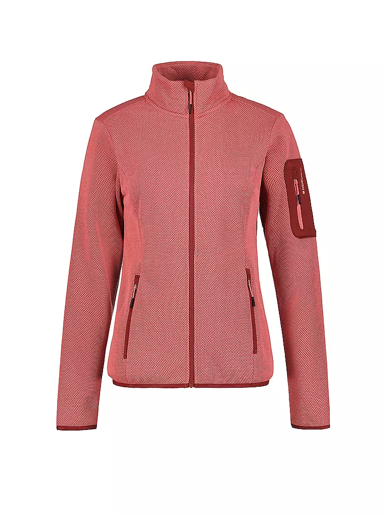 ICEPEAK | Damen Fleecejacke Bowersbille | koralle