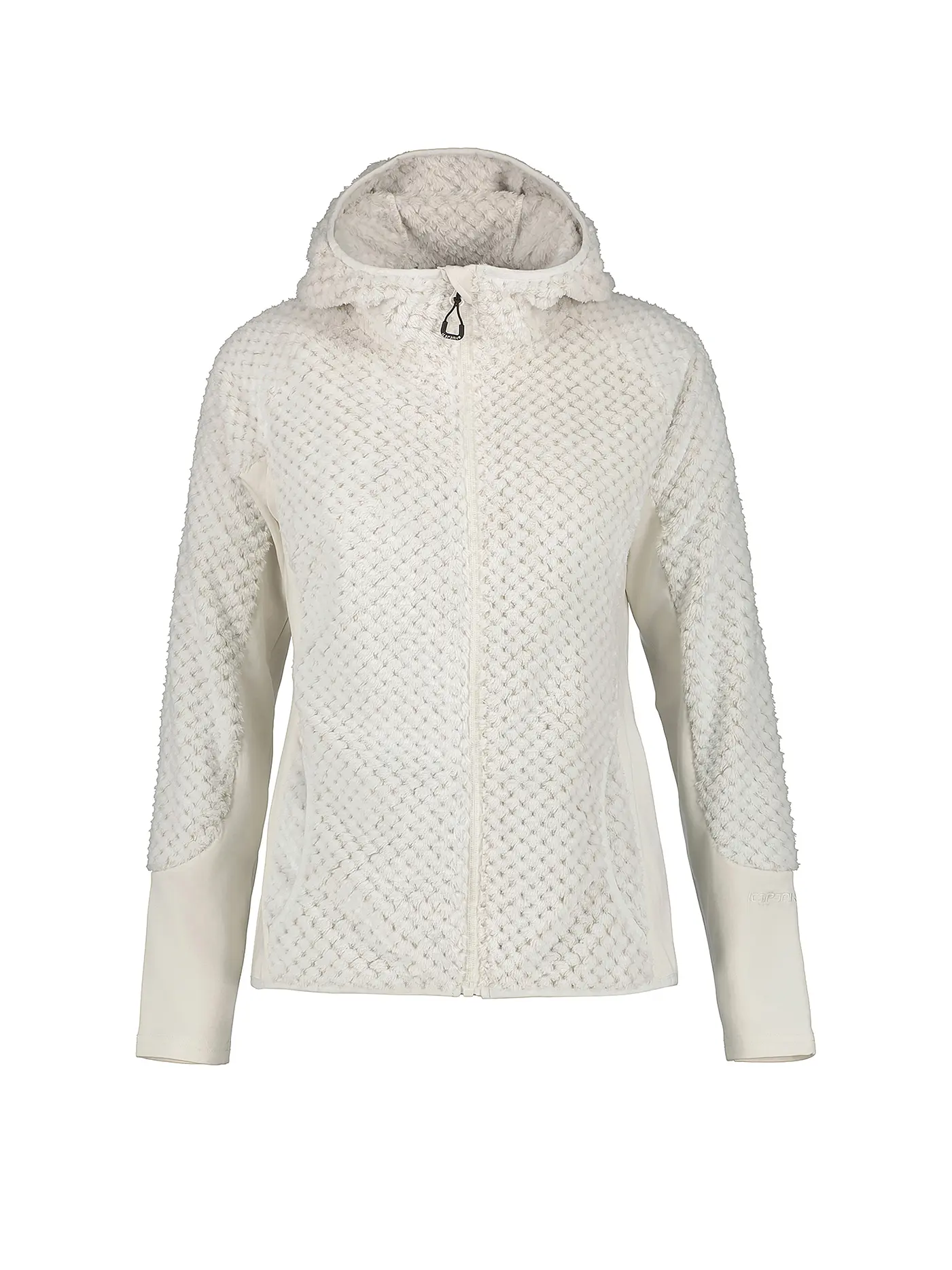 ICEPEAK | Damen Fleecejacke Daisetta Hoodie | weiss