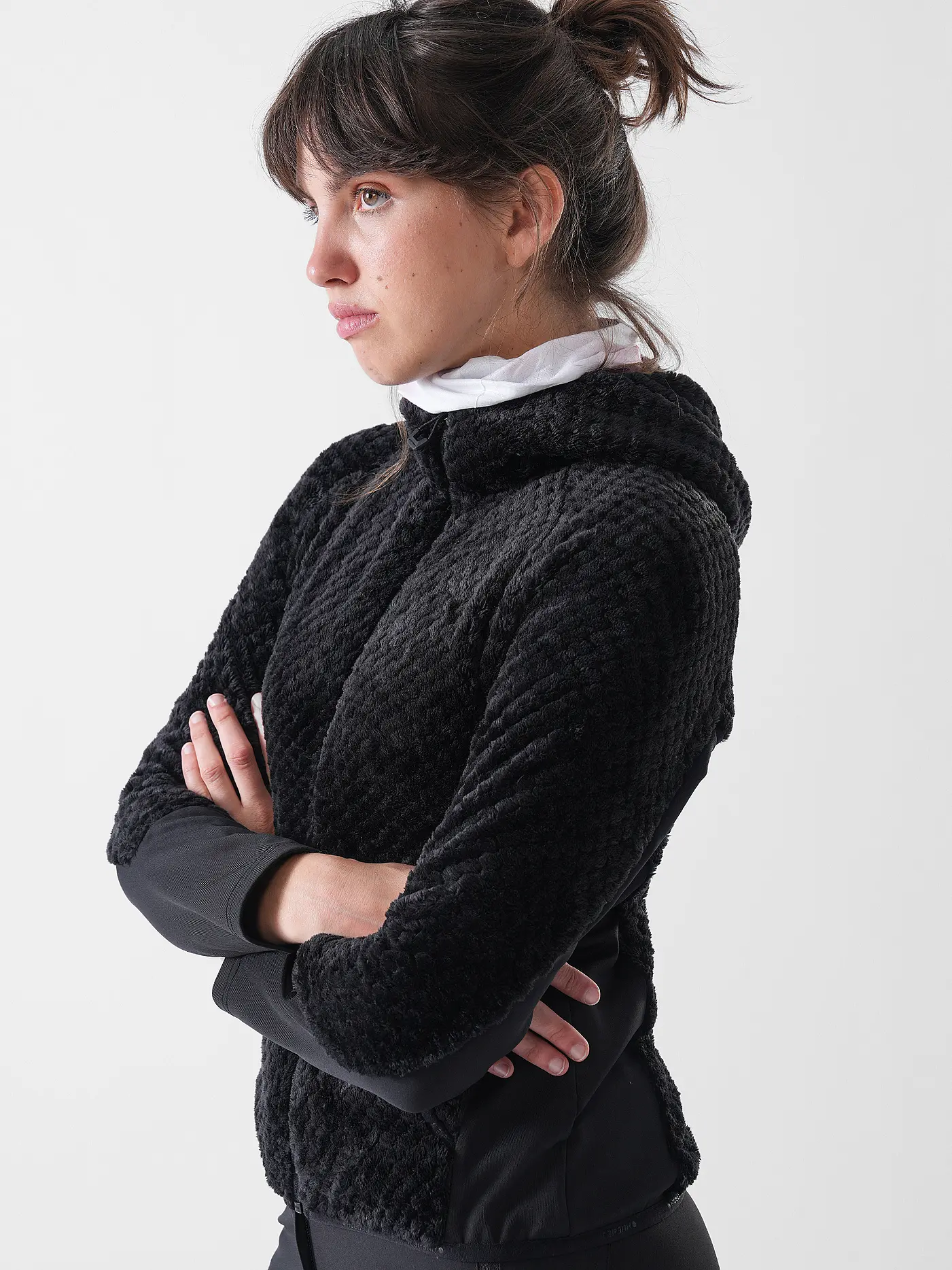 ICEPEAK | Damen Fleecejacke Daisetta Hoodie | schwarz
