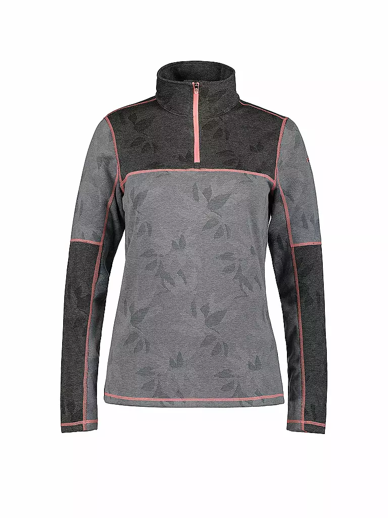 ICEPEAK | Damen Unterzieh Zipshirt Celle | grau