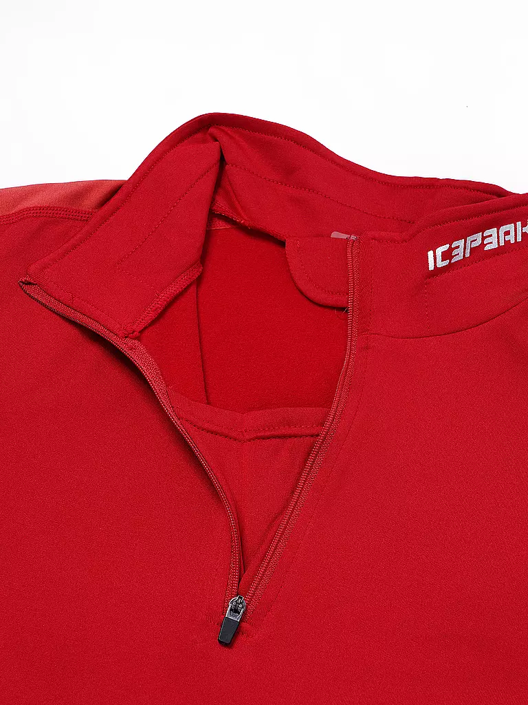 ICEPEAK | Damen Unterzieh Zipshirt Fairview | rot