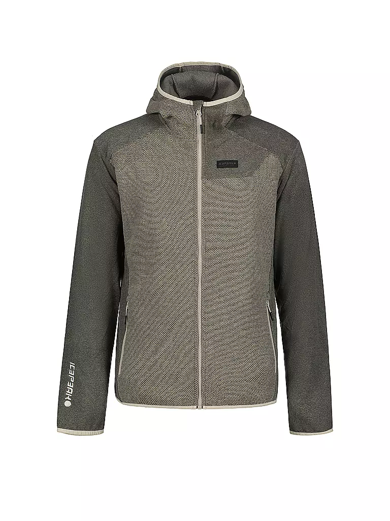 ICEPEAK | Herren Fleecejacke Bolivar Hoodie | hellbraun